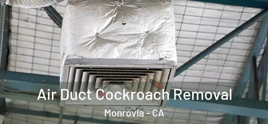Air Duct Cockroach Removal Monrovia - CA